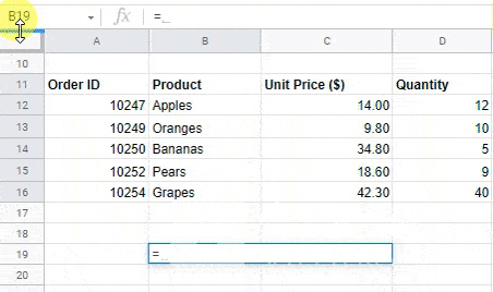 Funzione VLookup in Excel