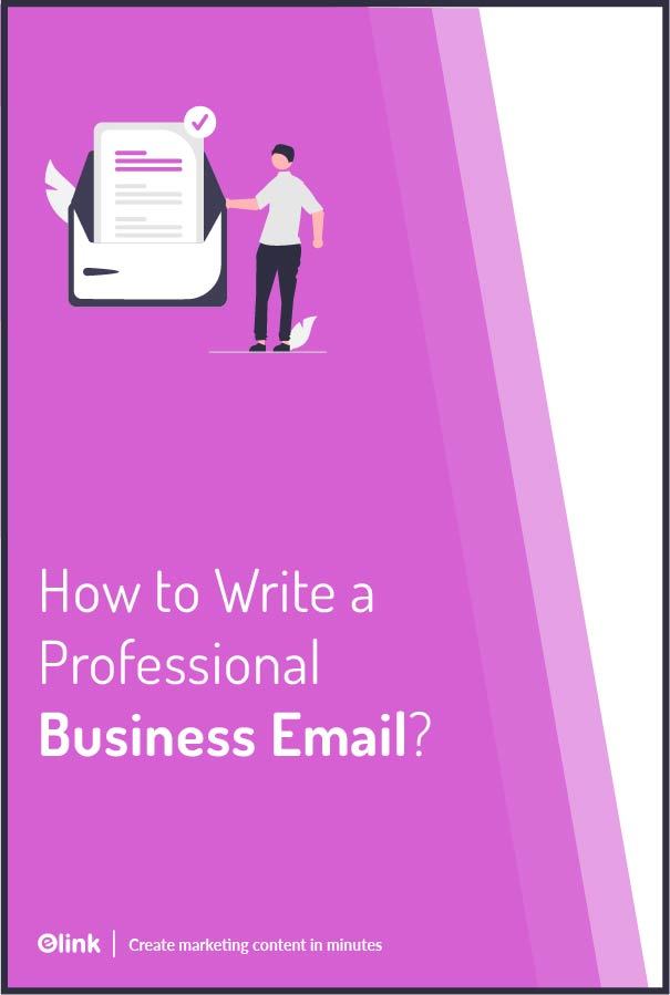 So schreiben Sie ein professionelles Business-E-Mail-PInterest-Banner
