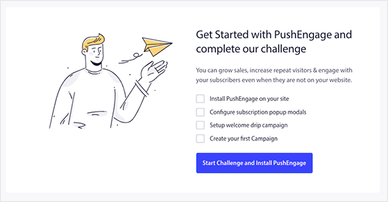 PushEngage セットアップ チャレンジ