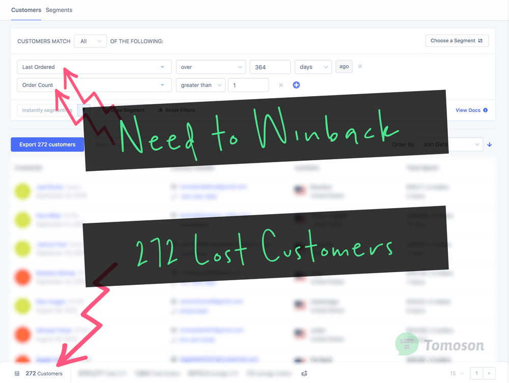 Metorik reconquiste esses clientes perdidos usando ferramentas de análise de clientes Woocommerce