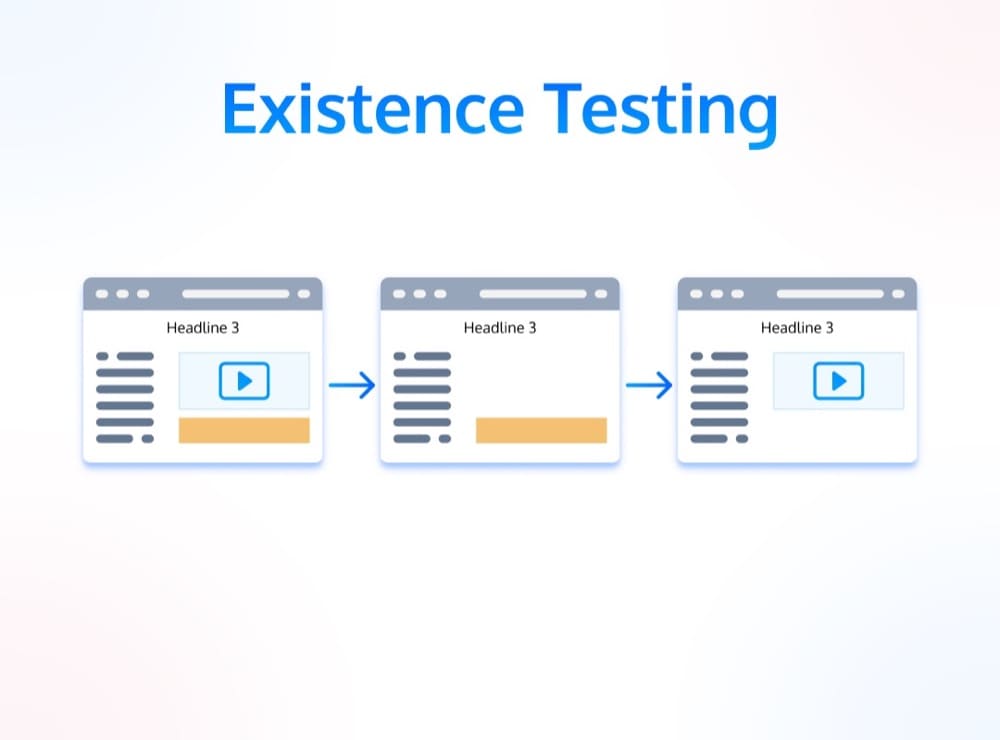 illustrazione del test di esistenza