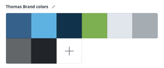 Tavolozza colori Canva