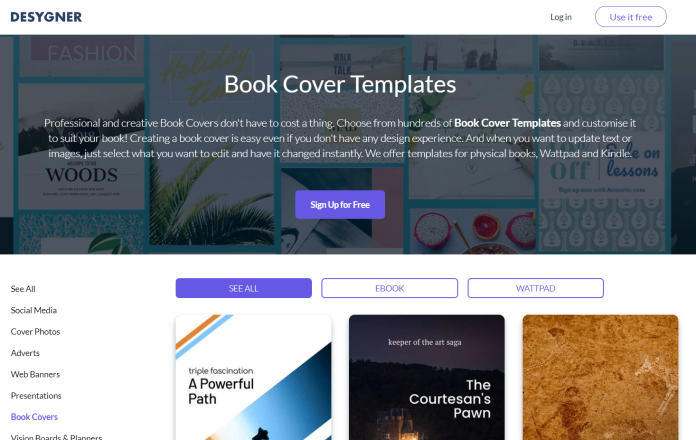 Ottieni un modello di copertina del libro gratuito per lanciare il tuo libro nel 2022 4 free book cover template