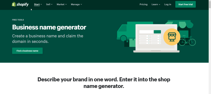 Herramientas gratuitas para generar nombres comerciales en 2022 5 Business Name Generator