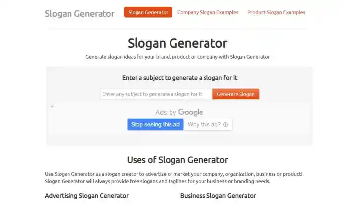 slogan generator