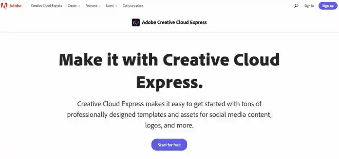 Adobe Creative Cloud Express