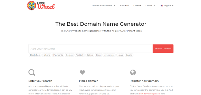 Generator nama domain gratis - saran nama situs web terbaik untuk 2022 9 Domain name generator
