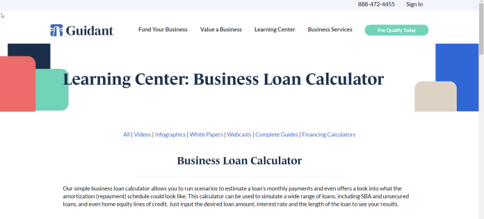 Calculadora de empréstimo empresarial grátis 2022 4 business loan calculator