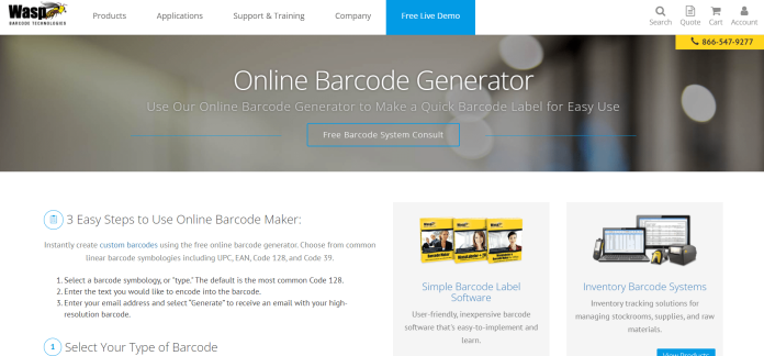 Generatoare gratuite de coduri de bare pentru vânzătorii de comerț electronic în 2022 7 Barcode generator