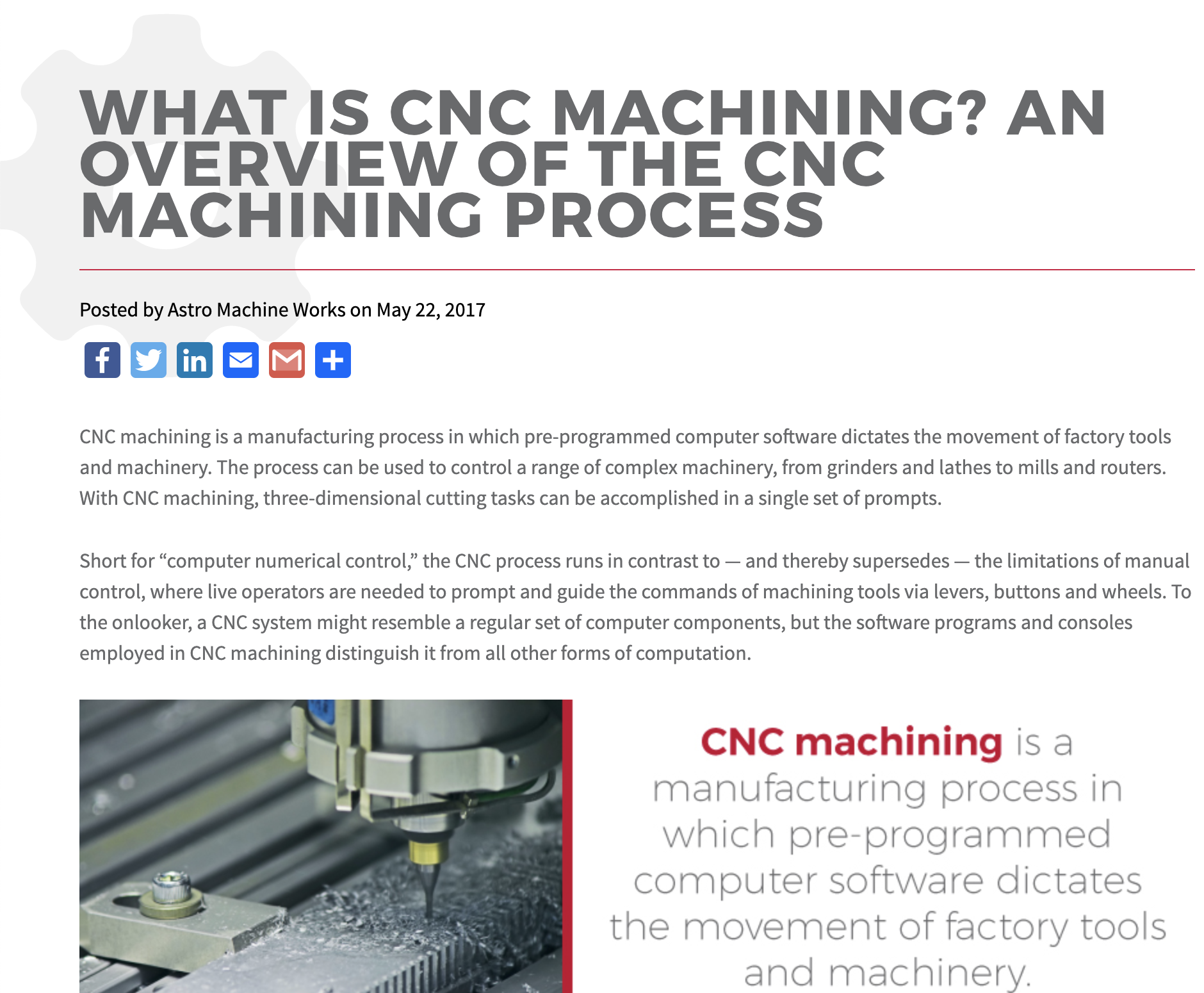 CNC İşleme Nedir?