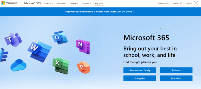 什么是微软 365?提高企业生产力 1 microsoft 365