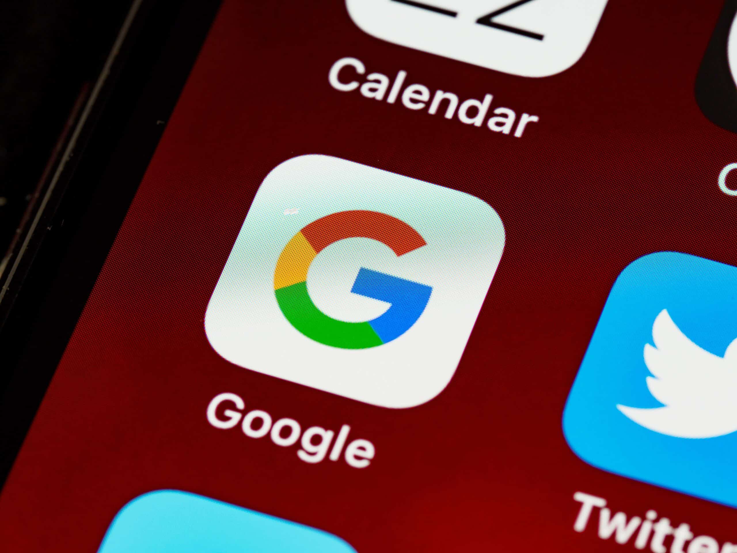 Mobil cihazda Google araması