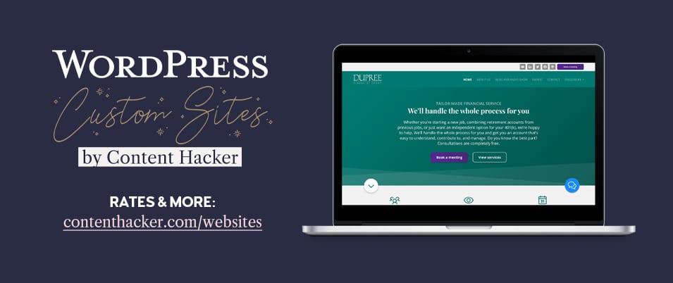 wordpress web sitesi cta