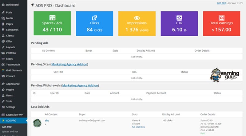 Plugin Ads Pro