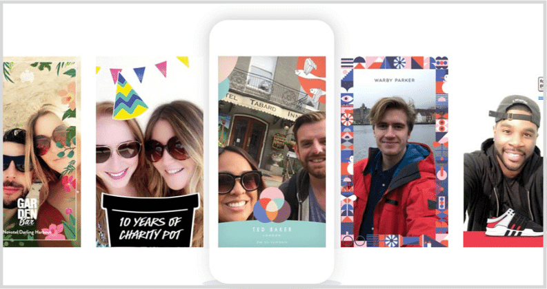 การเพิ่มประสิทธิภาพโซเชียลมีเดียในพื้นที่ - ตัวอย่างตัวกรอง geofilter ของ snapchat