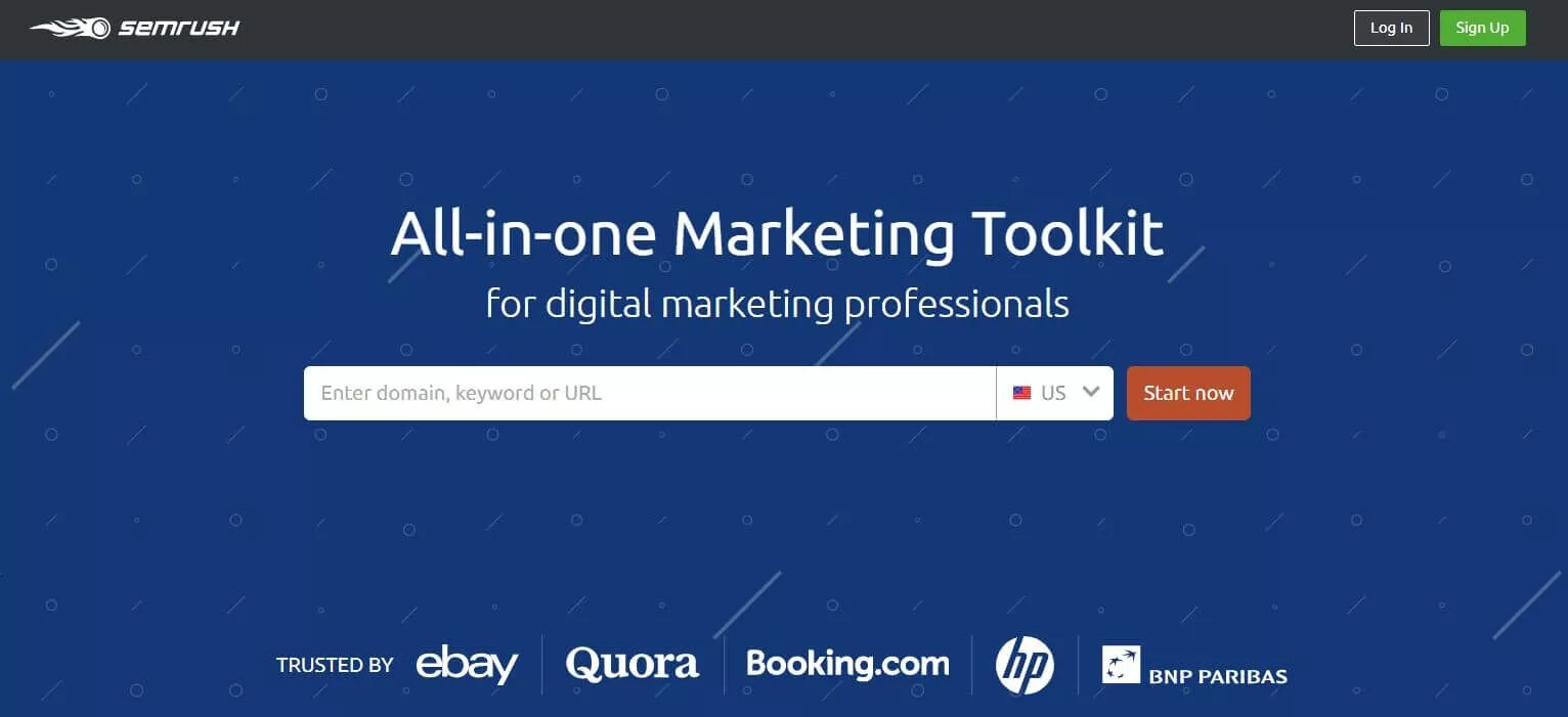 Strumento SEO SEMrush