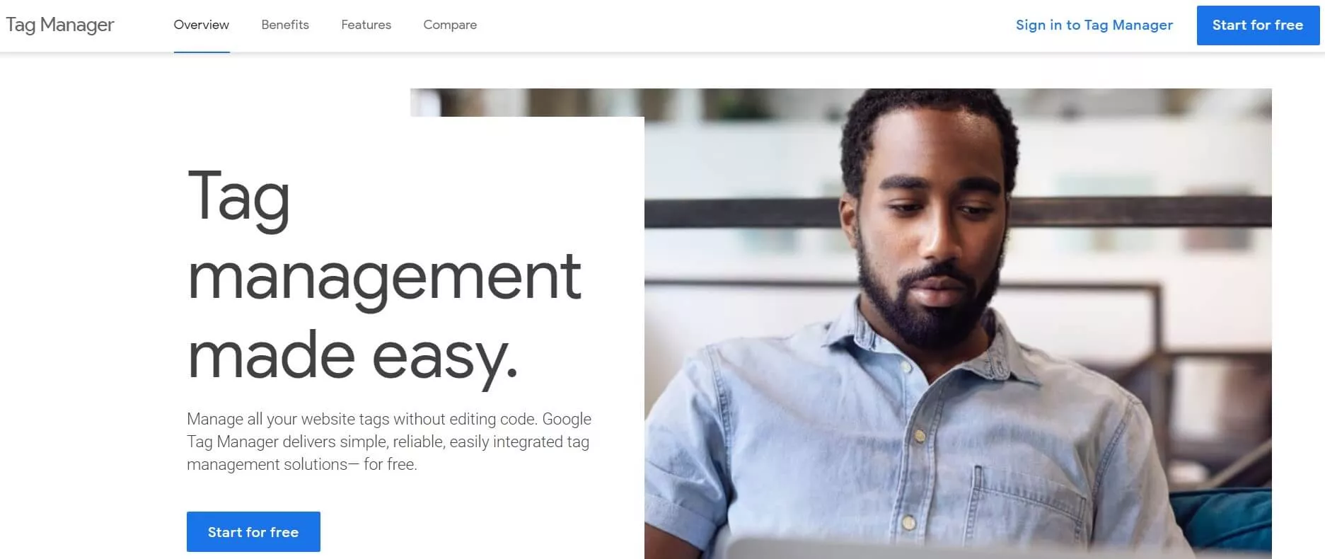 Strumento SEO di Google Tag Manager