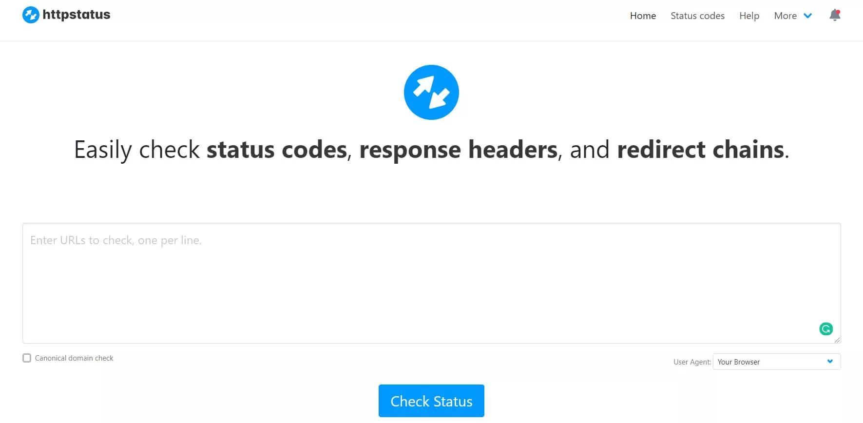 Strumento SEO httpstatus