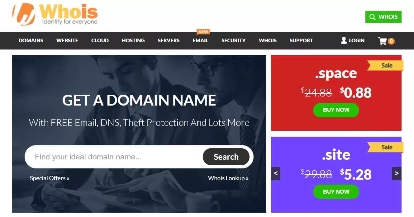 Strumento SEO Whois