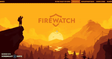firewatchgame - Esempio di sito web di parallasse
