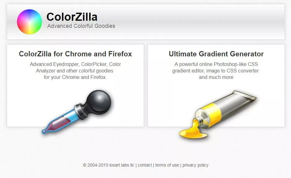 Colorzilla - เครื่องมือเลือกสี
