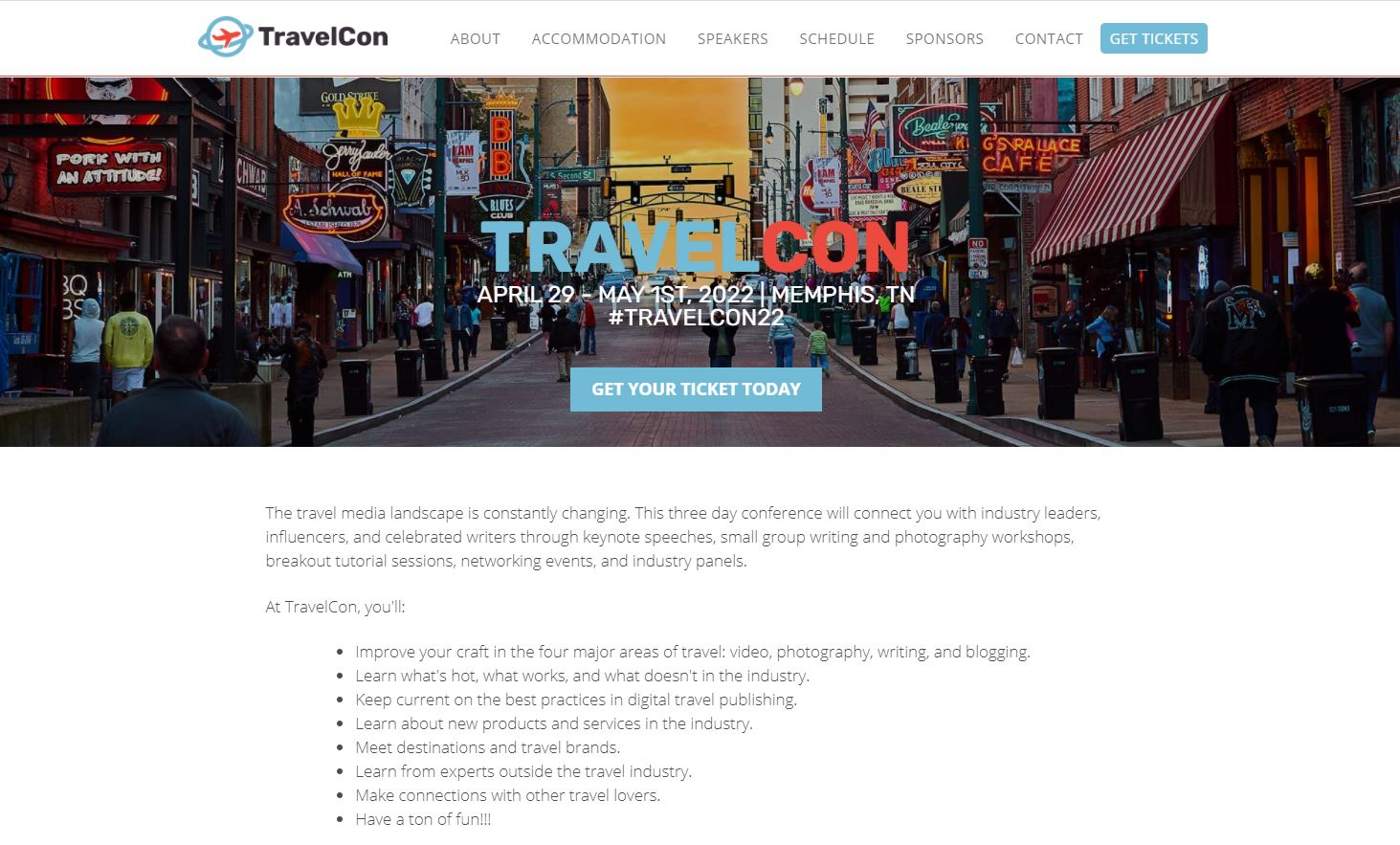 Conferencia de marketing TravelCon 2022