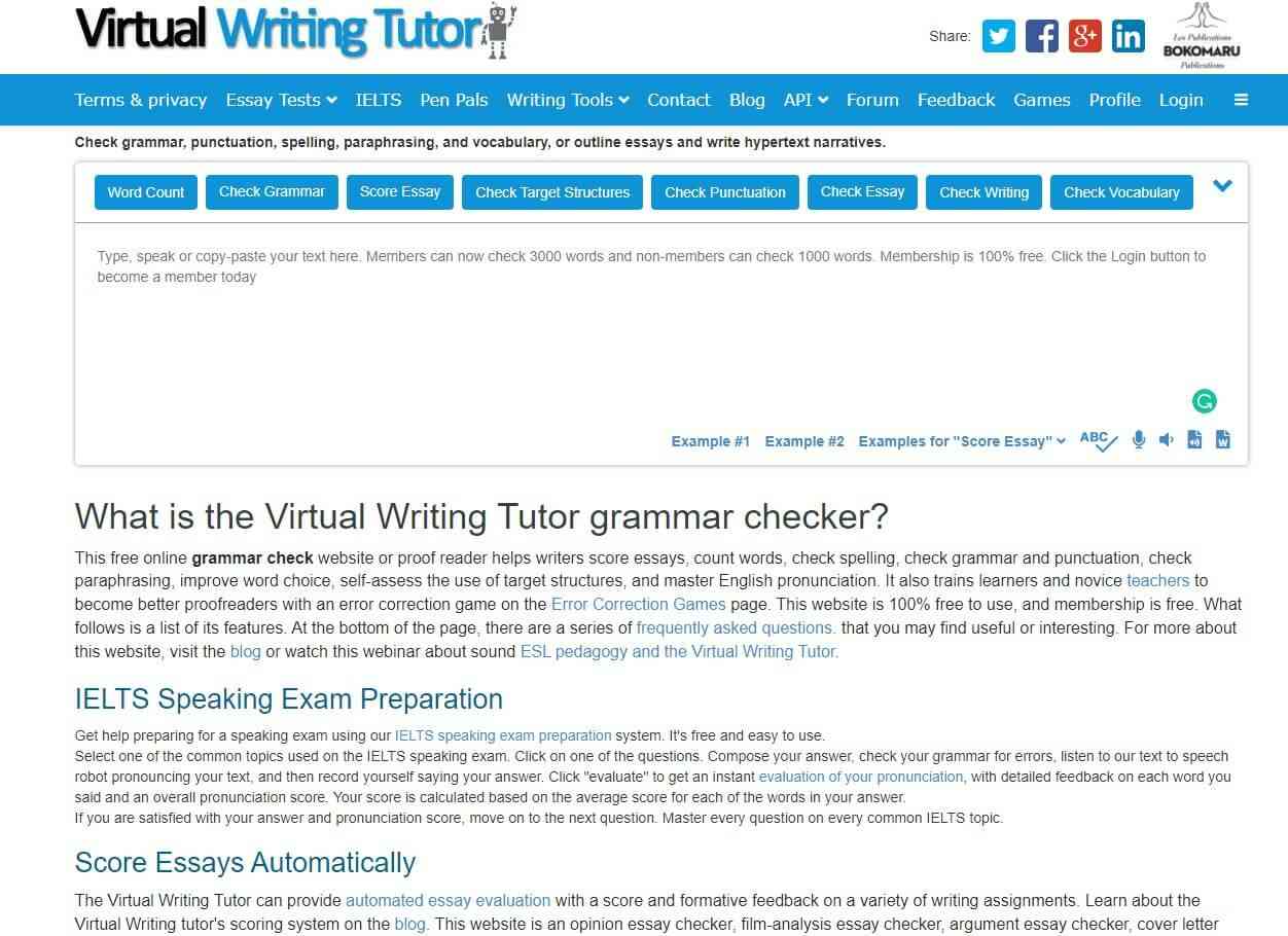 herramienta de revisión gramatical gratuita