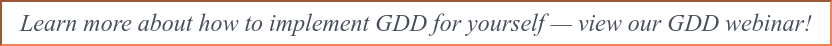 自分でGDDを実装する方法の詳細については、GDDウェビナーをご覧ください。