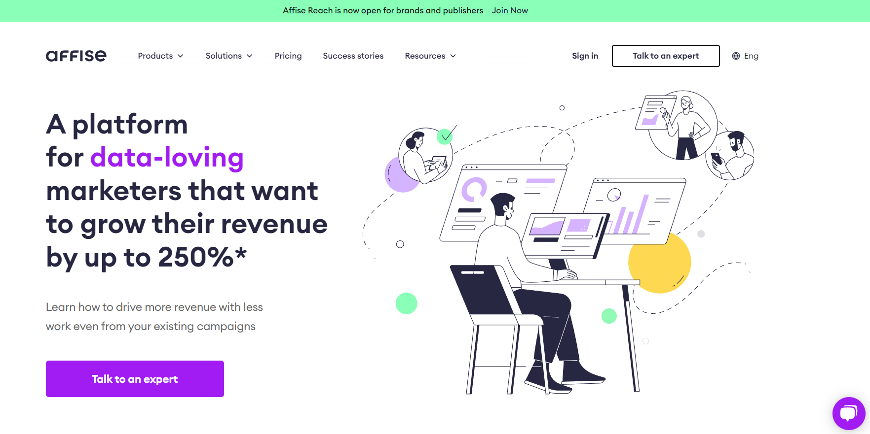 Affiliate-Marketing-Plattform von Affise