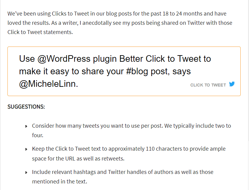 Click to Tweet für Content-Promotion