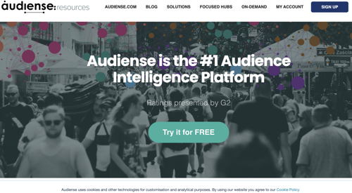 Zielgruppen-Intelligence-Plattform von Audiense