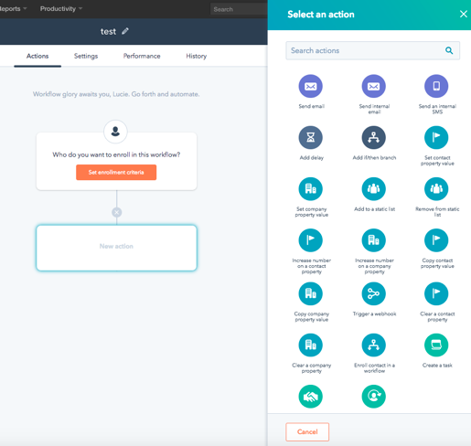 ワークフローのスクリーンショット screen shot of workflow
