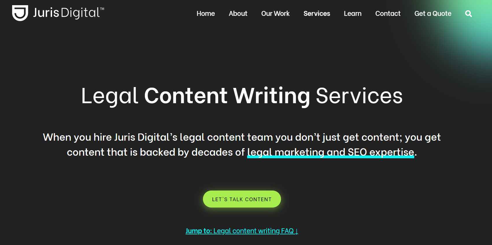 Top-Textagenturen - Juris Digital