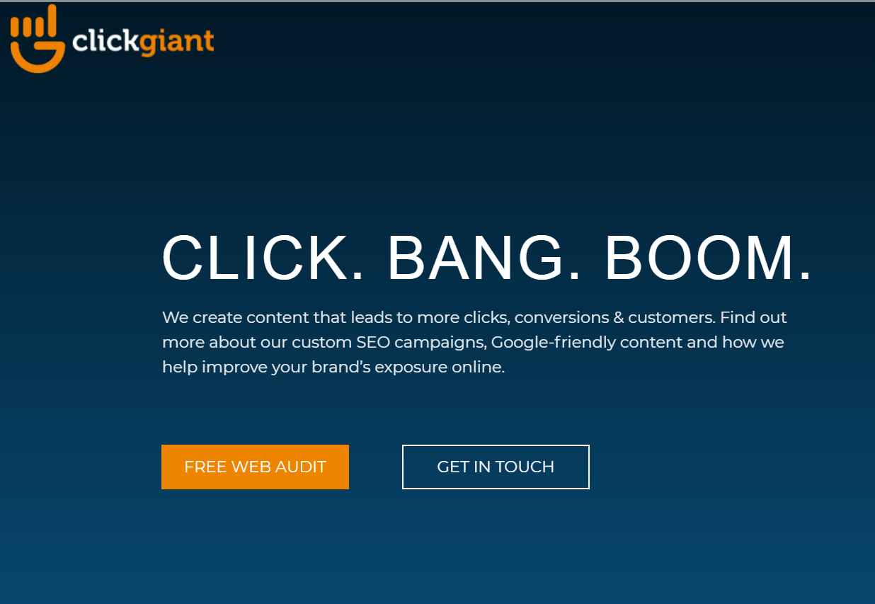 Top-Agenturen für das Schreiben von Inhalten - ClickGiant