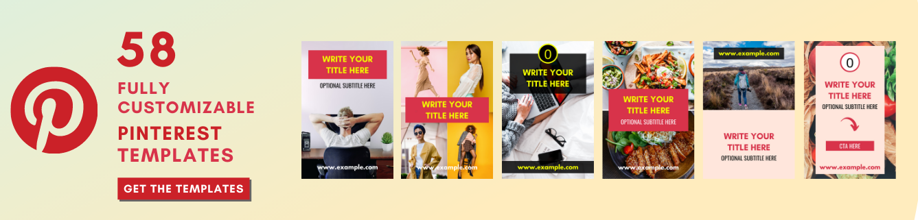 Trafik ve Satış Getirecek 58 Viral Canva Pinterest Şablonu