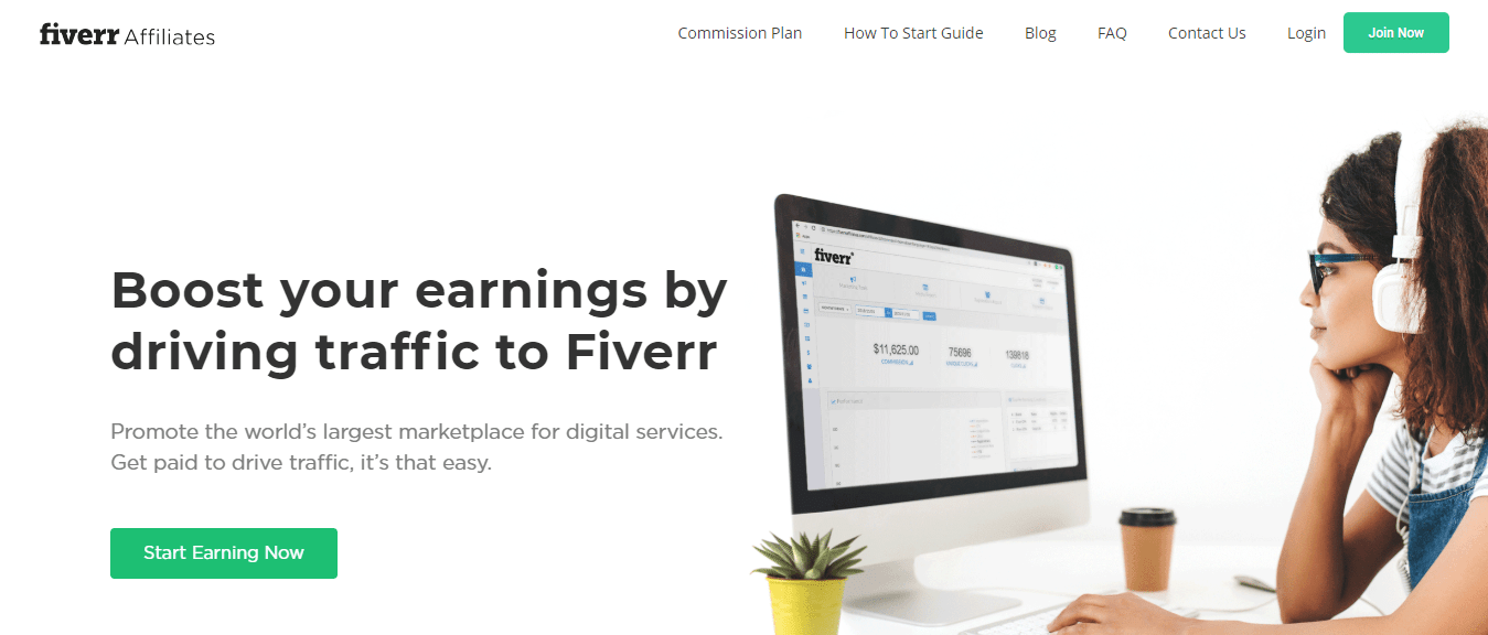 Fiverr アフィリエイト プログラム