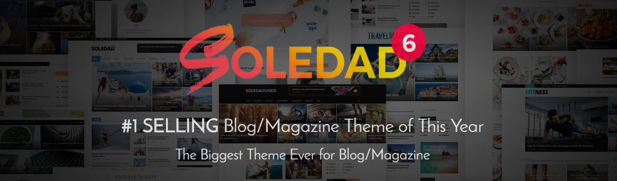 Temas WordPress Soledad para Blogs