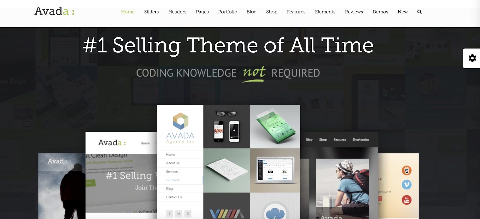 Avada melhores temas WordPress para blogs