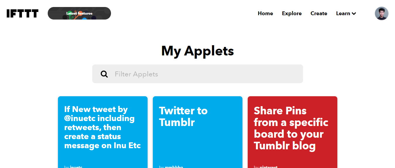 Ifttt-App mobili per blogger