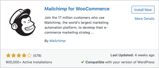 WooCommerce の Mailchimp