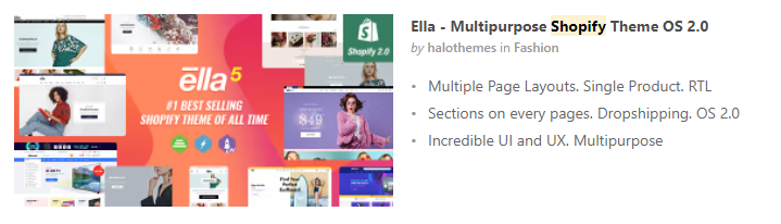 Ella - 多目的Shopifyテーマ