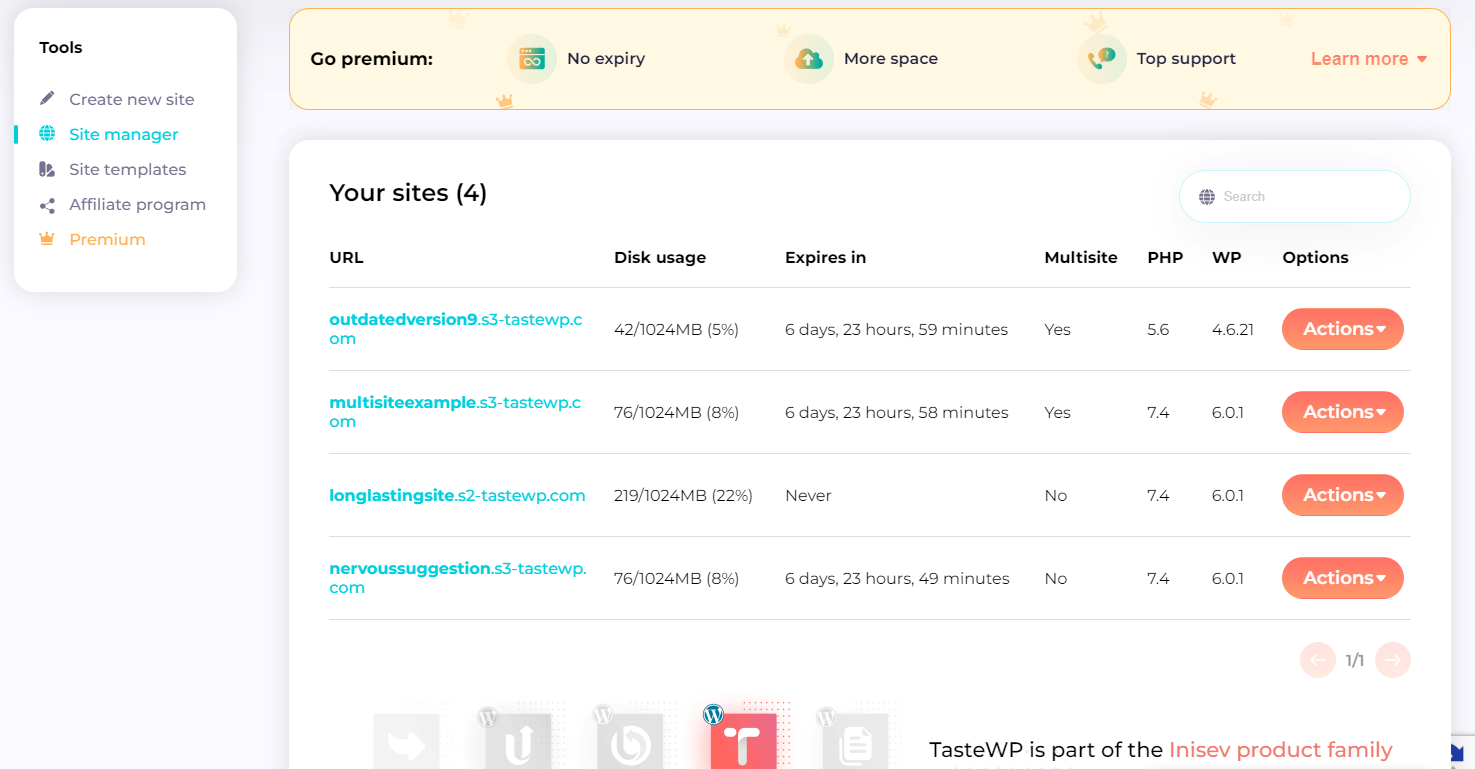 Darmowe strony testowe WordPress dla blogerów i programistów internetowych