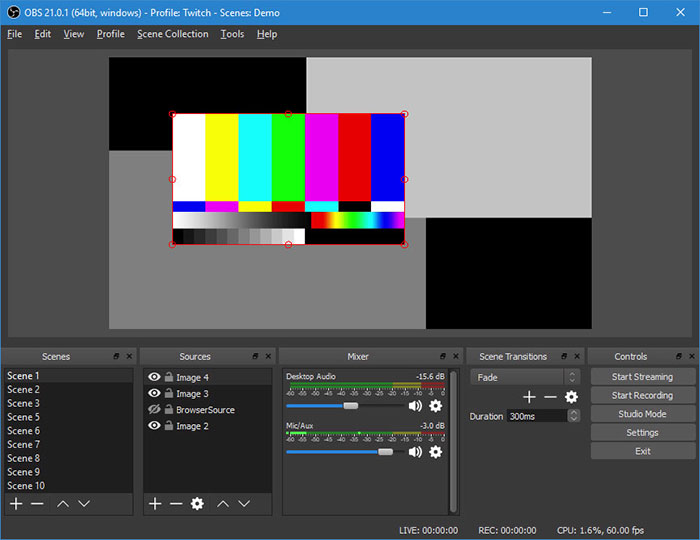 enregistreur d'écran obs studio