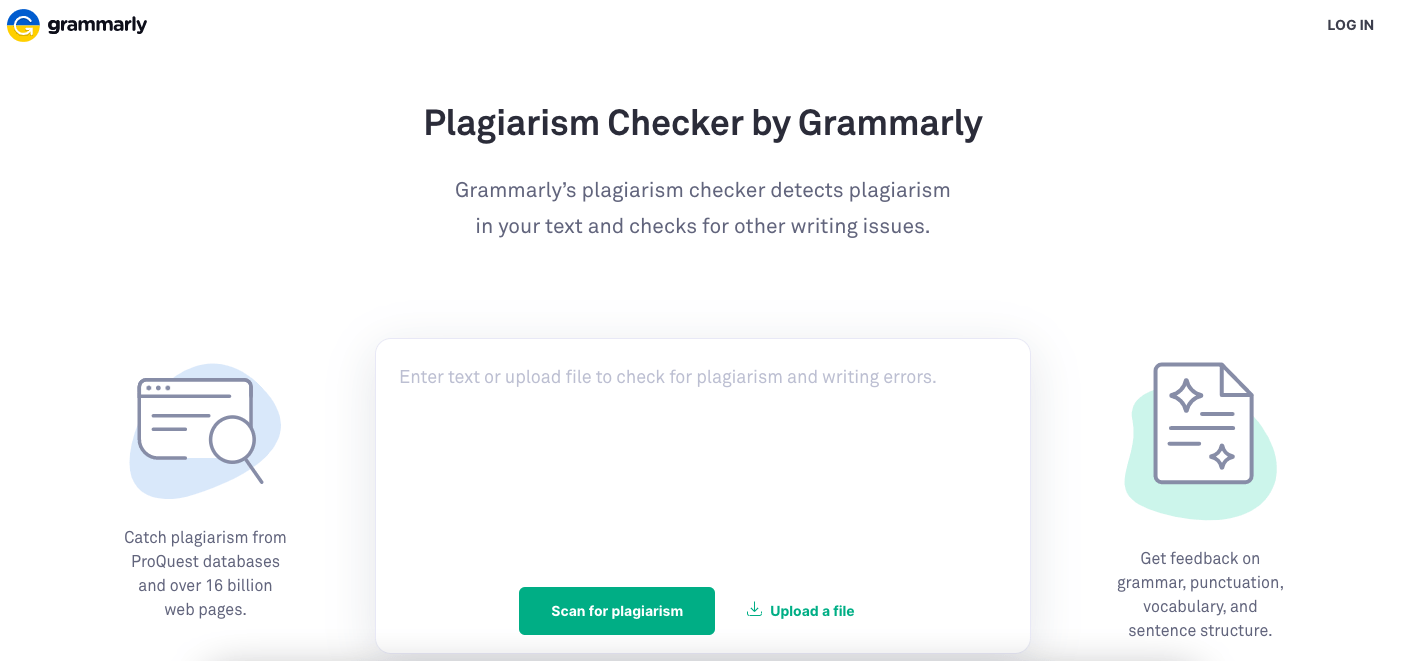 alat pemeriksa plagiarisme terbaik: Grammarly