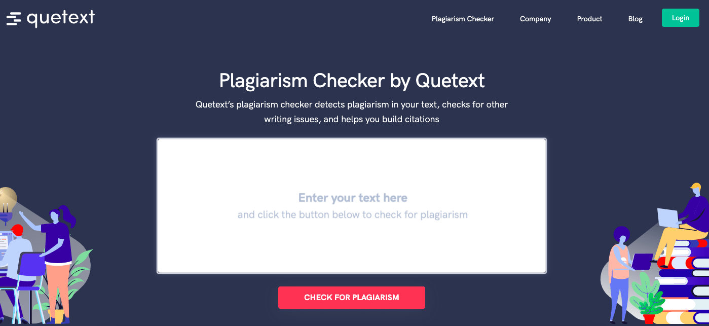 alat pemeriksa plagiarisme terbaik: Quetext