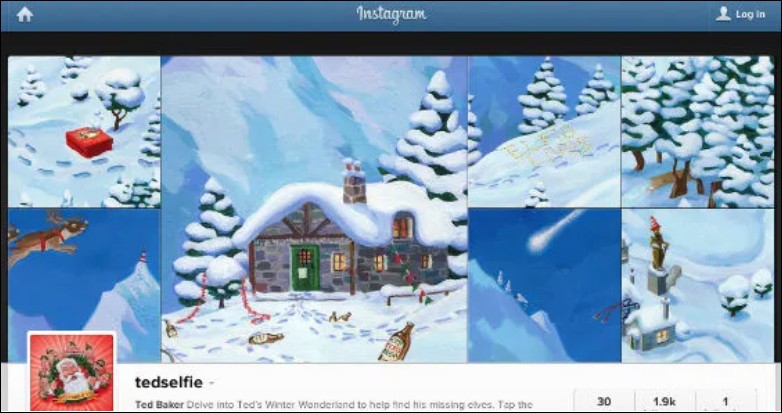 idée de marketing de noël tedselfie