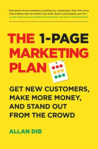 livros de marketing digital - O plano de marketing de 1 página