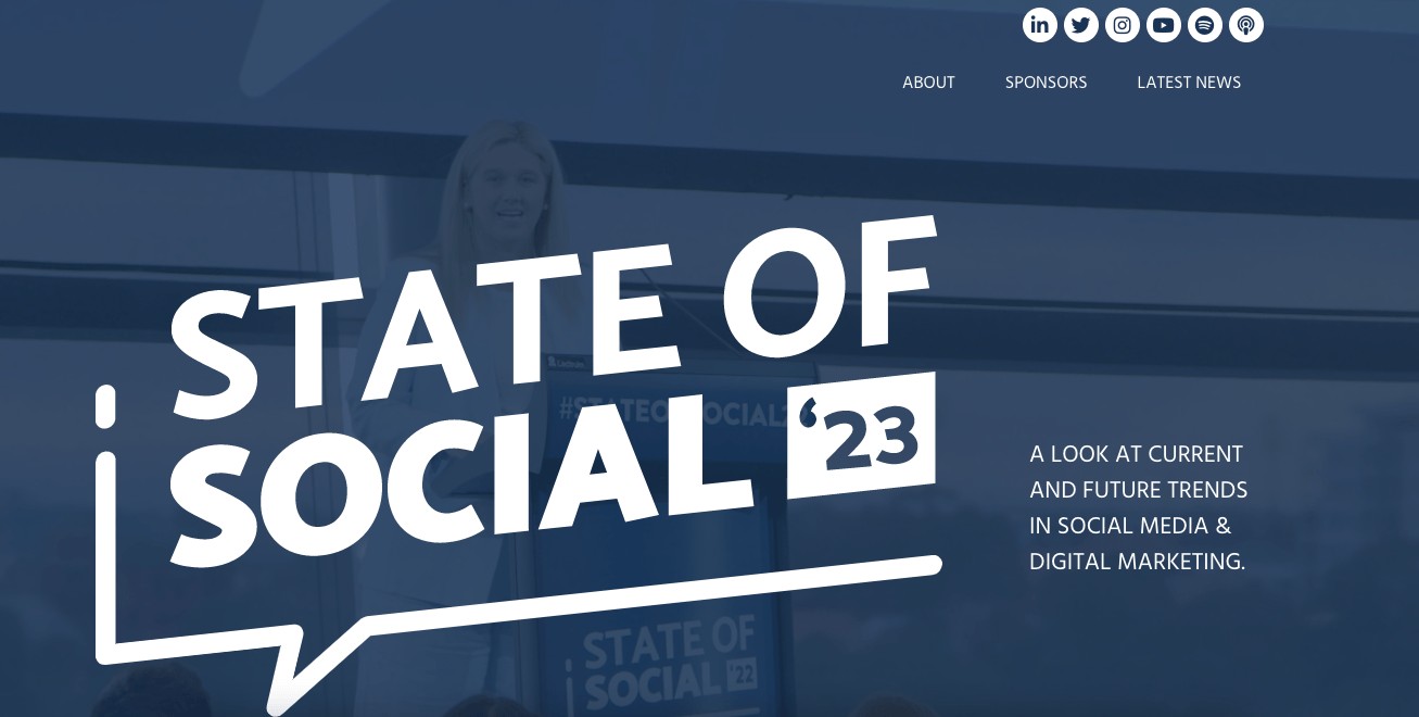 content marketing conferences: State of Social 2023