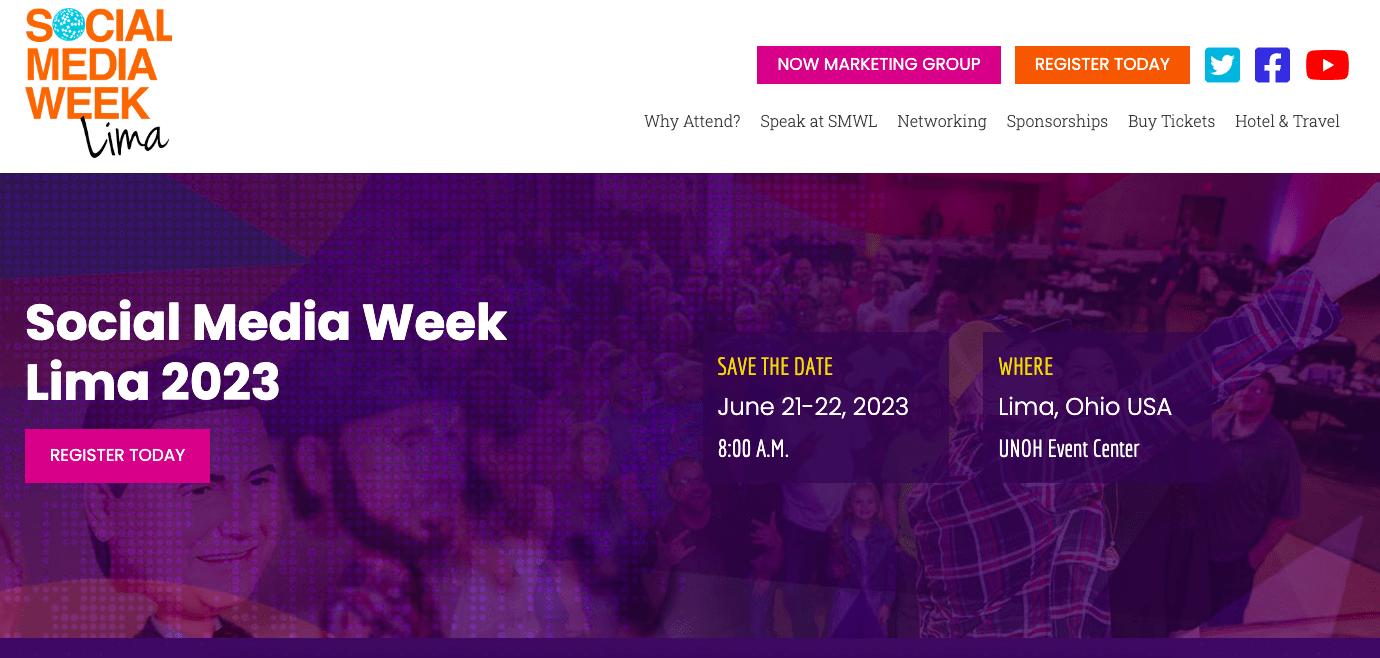 conferințe de marketing de conținut: Social Media Week