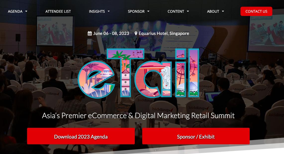 conferințe de marketing de conținut: eTail
